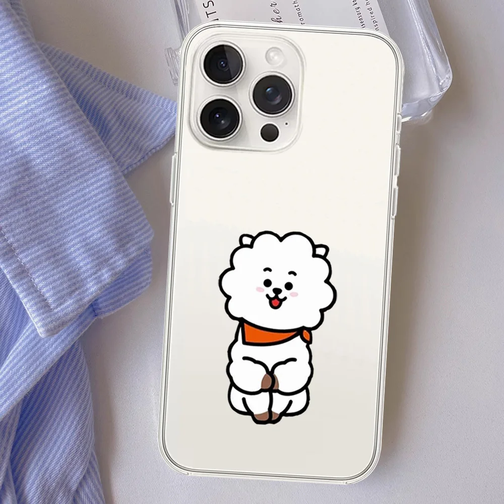 BEAST KINGDOM RJ B-BT21 для Samsung Galaxy S23 S22 S21 S20 Plus Lite Ultra Transparent Shell