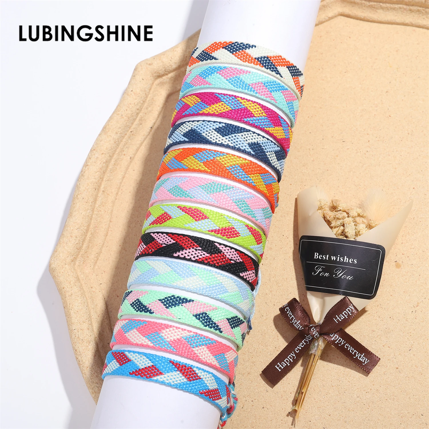 

12pcs/lot Summer Beach Handmade Woven Rope Chain Bracelet Adjustable Tassel Charms Bracelets Anklet for Women Kids Cuff Jewelry