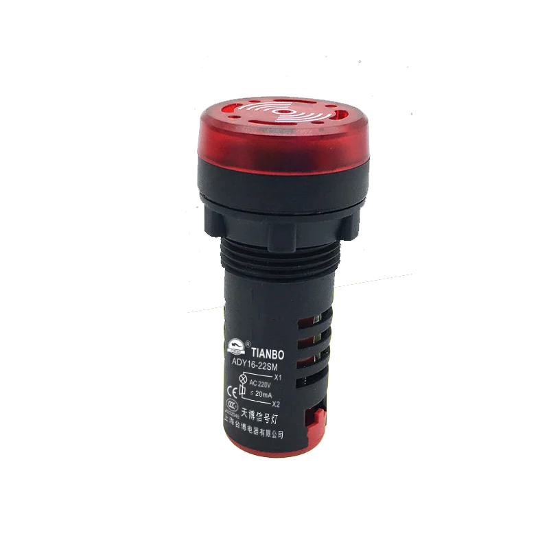 

Предупреждающее устройство со звуковым сигналом и вспышкой, 22 мм, 12 В, 24 В, 220 В