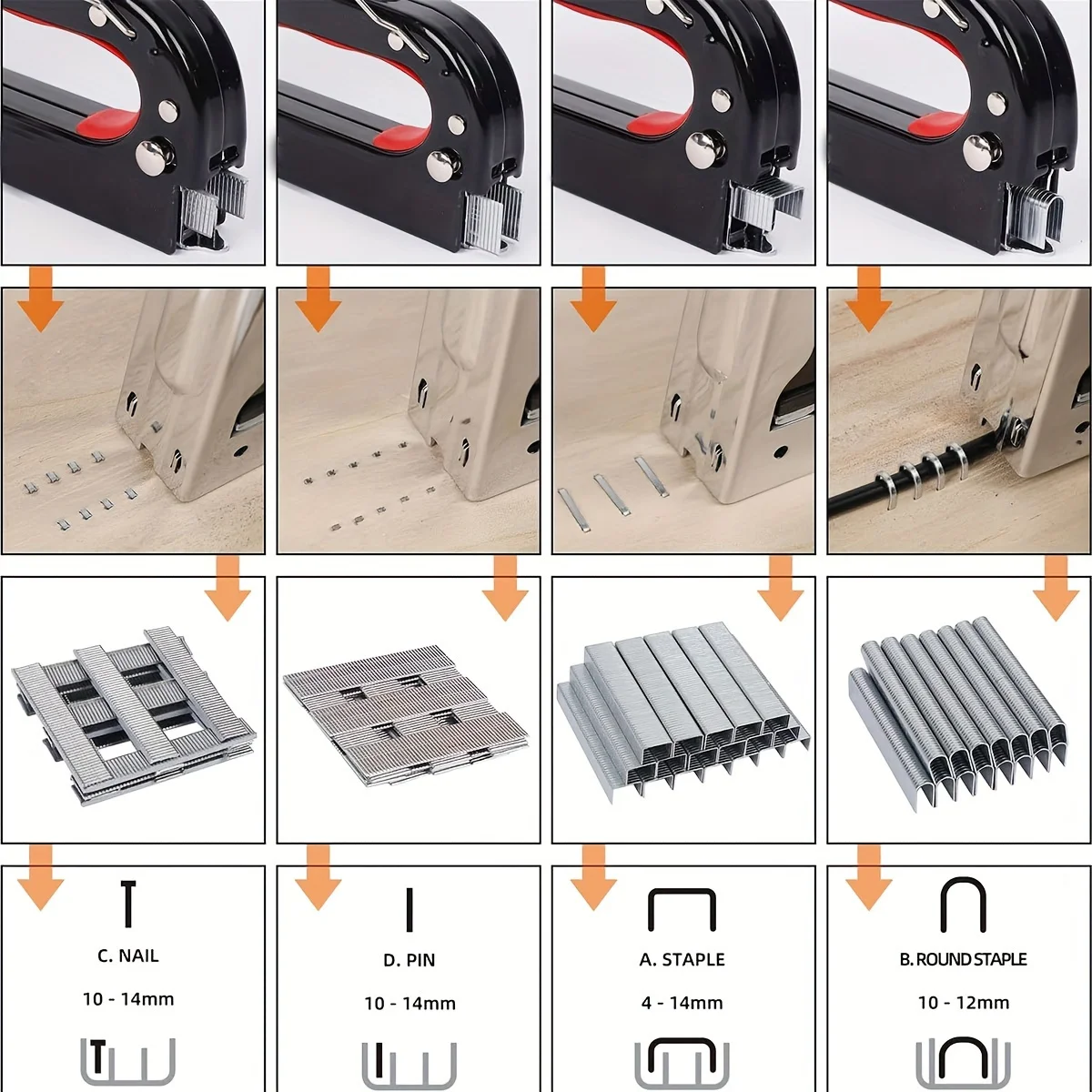 Ручной набор инструментов для дизайна ногтей 4-в-1 поделок и украшений своими