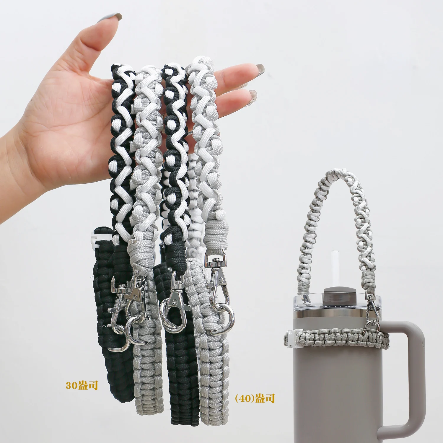 Чехол для стакана с водой ручной вязки ручная вязка Тотем зебры устойчивый к