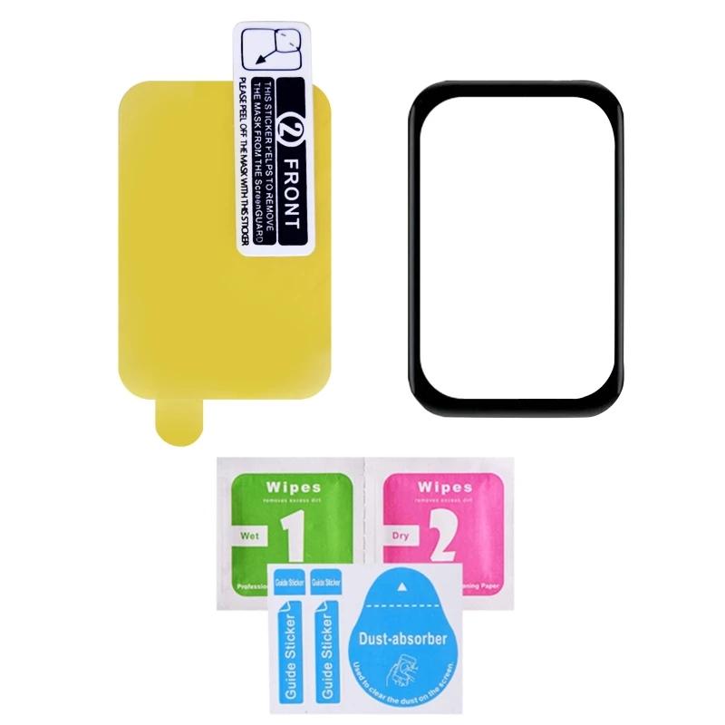

Protective Film for xiaomiMi Band 7 Pro Smart Watch Full Coverage Screen Protector Curved Edge Anti-scratch Accessories