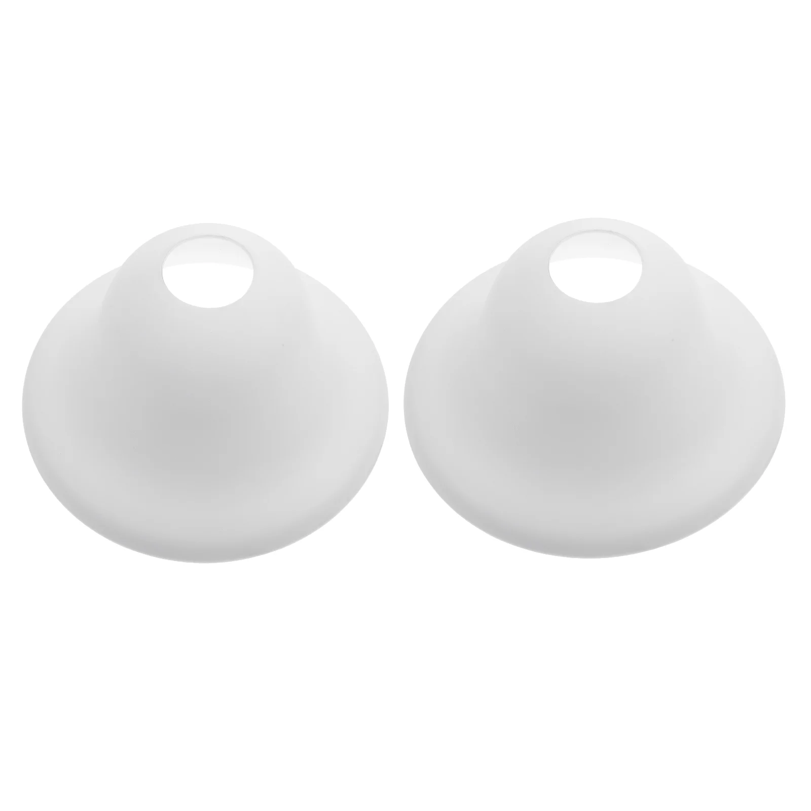 

2 Pcs Lighting Home Covers Lampshades Decor Wall Ceiling Decorations Hat Shape Decors Acrylic