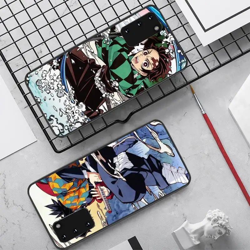 

Anime Demon Slayer Kamado Tanjirou Nezuko Phone Case for Samsung S20 lite S21 S10 S9 plus for Redmi Note8 9pro for Huawei Y6