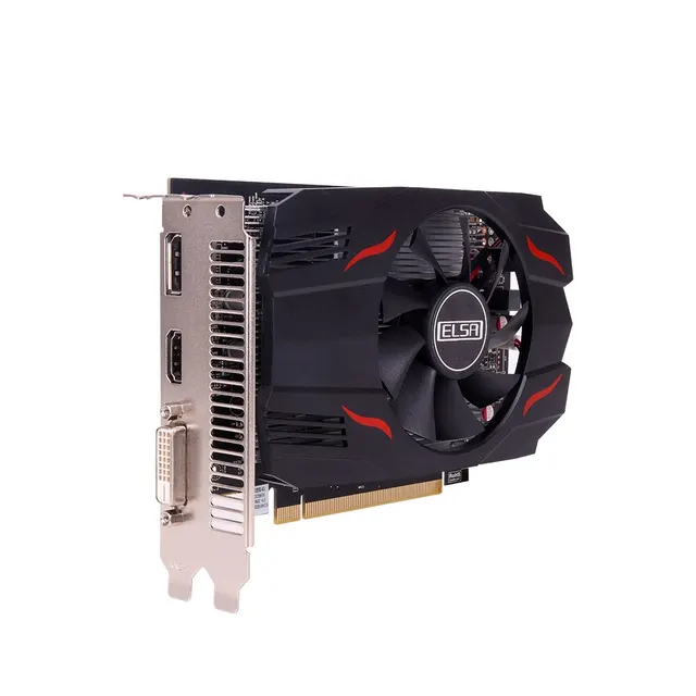 ELSA Full New Graphics Card AMD GPU Radeon RX 550 4G GDDR5 128Bit 14nm Computer PC Gaming Video Cards 2