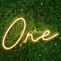 one neon sign baby shower gender reveal custom party neon sign flex led text neon light sign neon led custom led neon sign