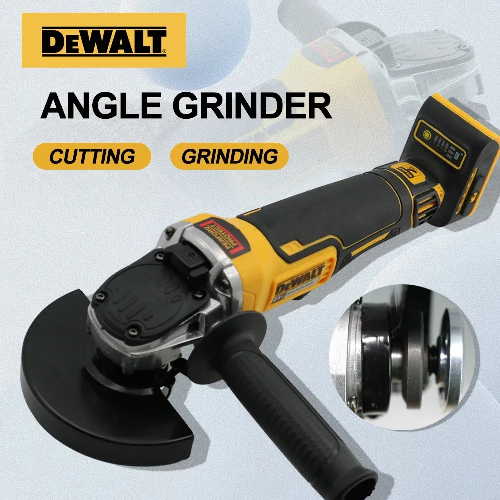 Dewalt DCG406 125 мм Аккумуляторная бесщеточная угловая шлифовальная машина 9000 об/мин