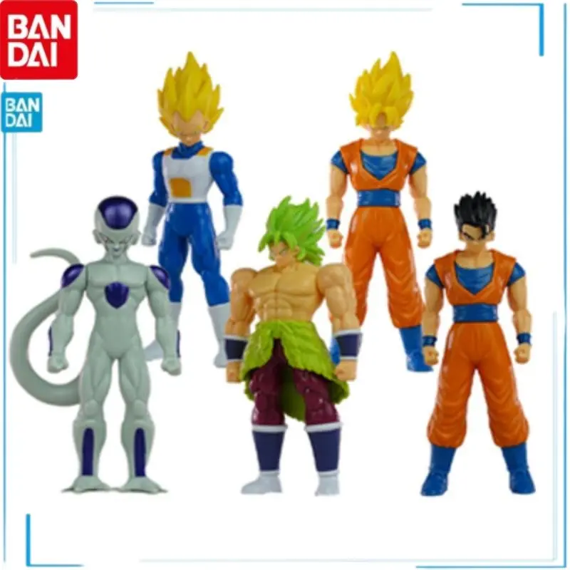 

In Shelf BANDAI Anime Figures Dragon Ball Son Goku Vegeta IV Frieza Broli Son Gohan Genuine Action Figure Active Joint Brinquedo