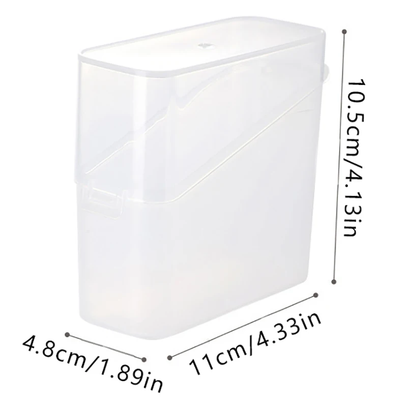 Прозрачный контейнер для хранения сыра 4 8x11x10 5 см