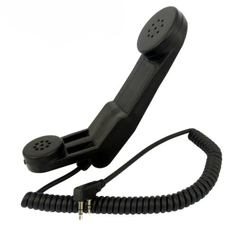 

HAM RADIO PTT Handphone K Plug Microphone For Kenwood Baofeng Anytone Puxing TYT HYT Radio Shoulder Speaker Mic