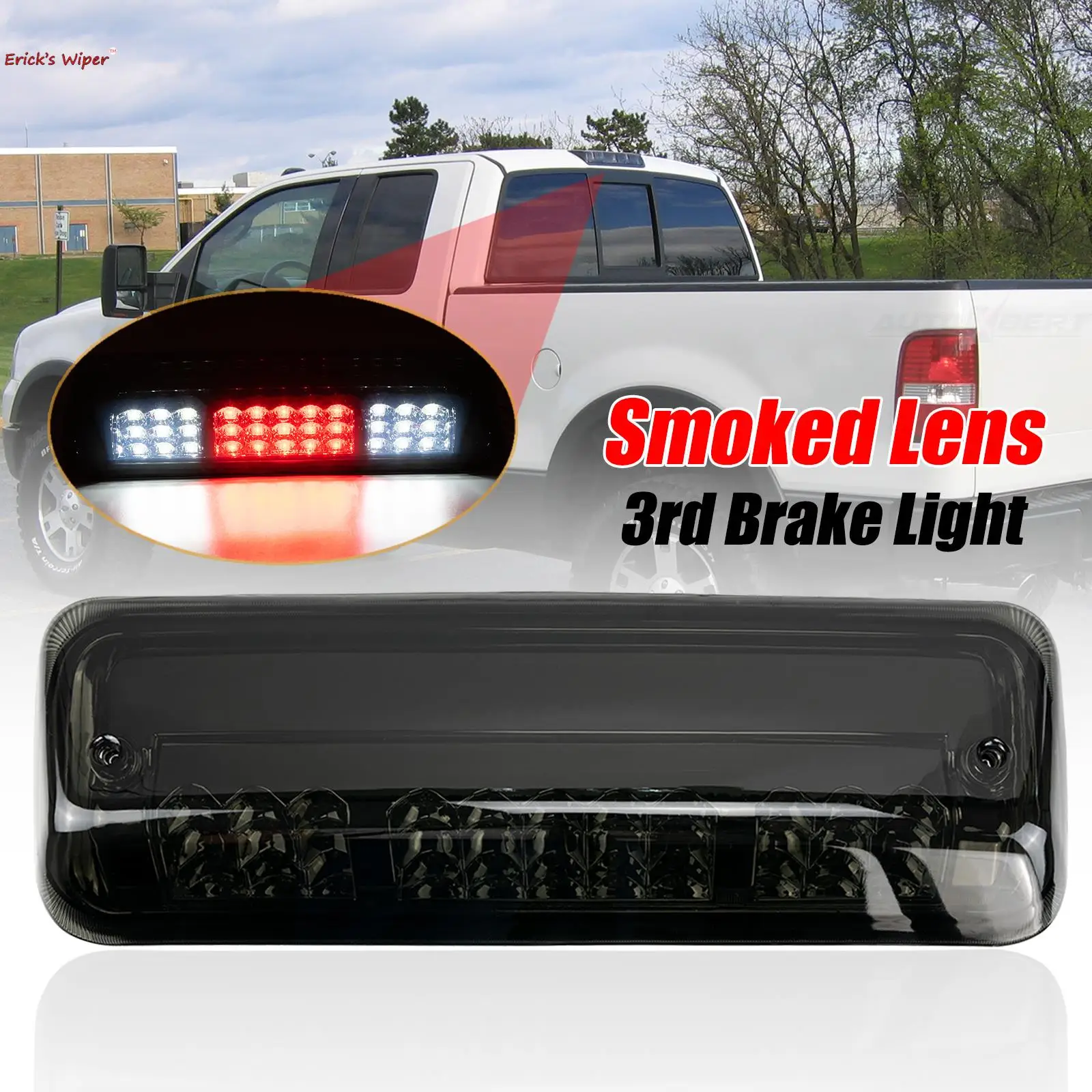 

Для Ford F150 Lincoln Mark LT 2004 до 2008 для Explorer Sport Trac 2007-2010 светодиодный 3-й задний стоп светильник грузовая лампа Дымчатого цвета