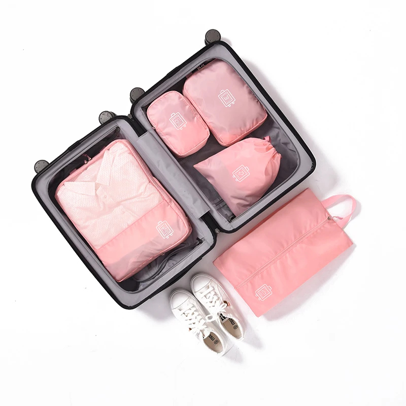 Набор из 5 упаковочных кубиков для хранения дорожный органайзер багажа