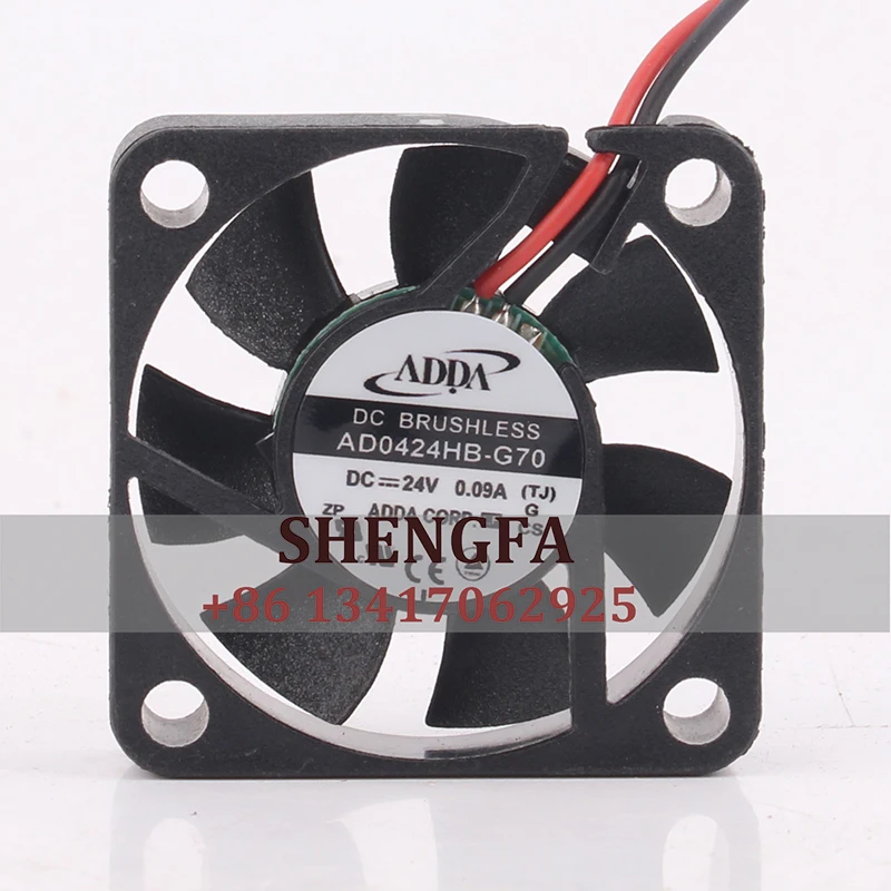 ADDA AD0424HB-G70 охлаждающий вентилятор 12 В 48 В постоянного тока 24 В 4010 а EC AC 40x40x11 мм 4 см шасси ультратонкий центробежный осевой промышленный