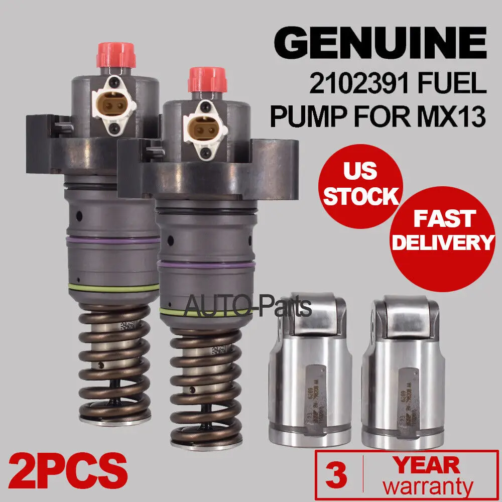 

2 шт. подлинный топливный насос для PACCAR 2102391PRX для MX13 (без основной зарядки) 1934322PE
