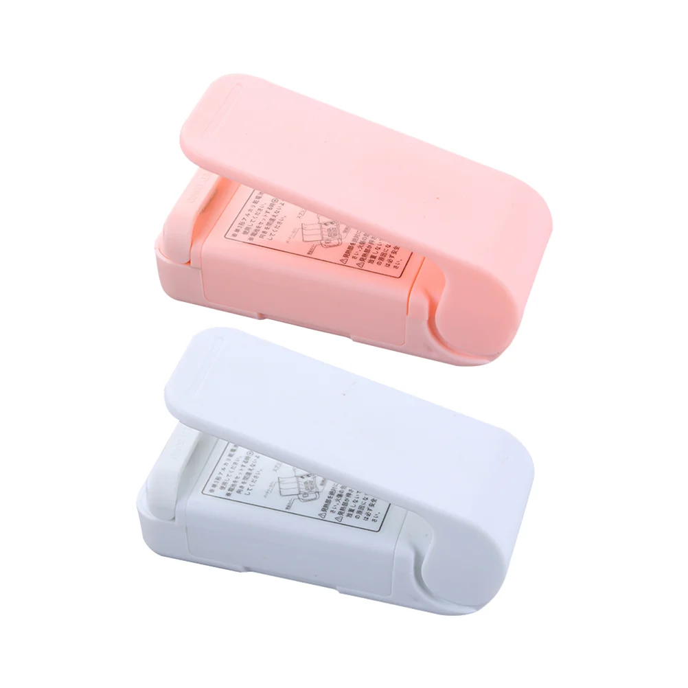 

2 Sealing Machine Portable Handheld Snack Bag Heat Sealer Kitchen