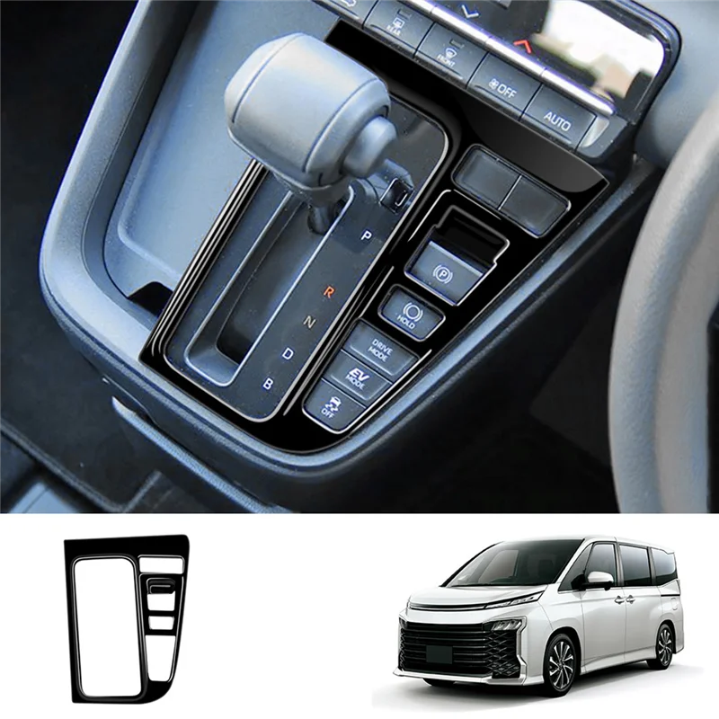 

Car Gear Shift Panel Knob Cover Trim Sticker for Toyota Noah Voxy 90 Series 2022 2023 Central Control Frame Panel RHD A