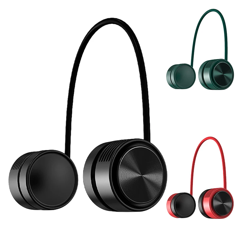 

USB Charging Portable Hanging Neck Fan 3-Speed 360-Degree Adjustable Rechargeable Headphones Suitable For Sports