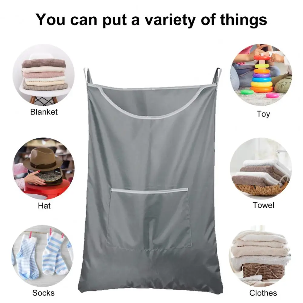 

Sturdy with 2 Hooks Easy Access Save Space Door Hanging Laundry Bag Easily Hanging Hanging Laundry Hamper Household Products