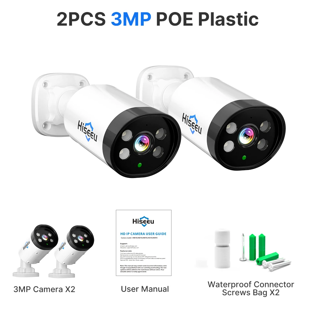 

IP-камера Hiseeu 3MP