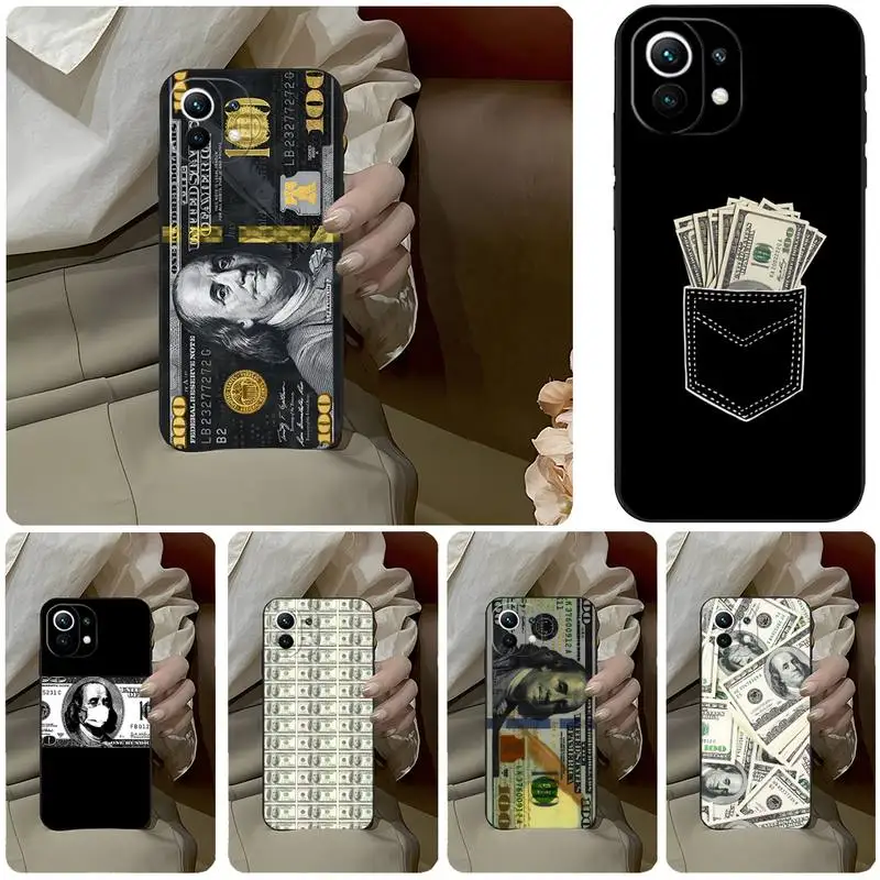 

10000 US Dollar Phone Case For Xiaomi Mi 12 12Pro 11T 11 11i 11x 9t 10t Redmi 9 8 Poco M3 Pro X3 Nfc F3 Cover
