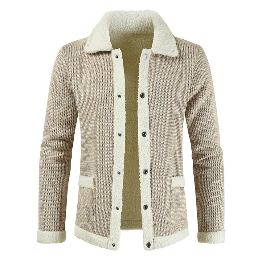 

Sweater Men Spring Autumn Cardigan Sweater Coats Male Thick Mens Sweater Jackets Casual Knitwear Clothing