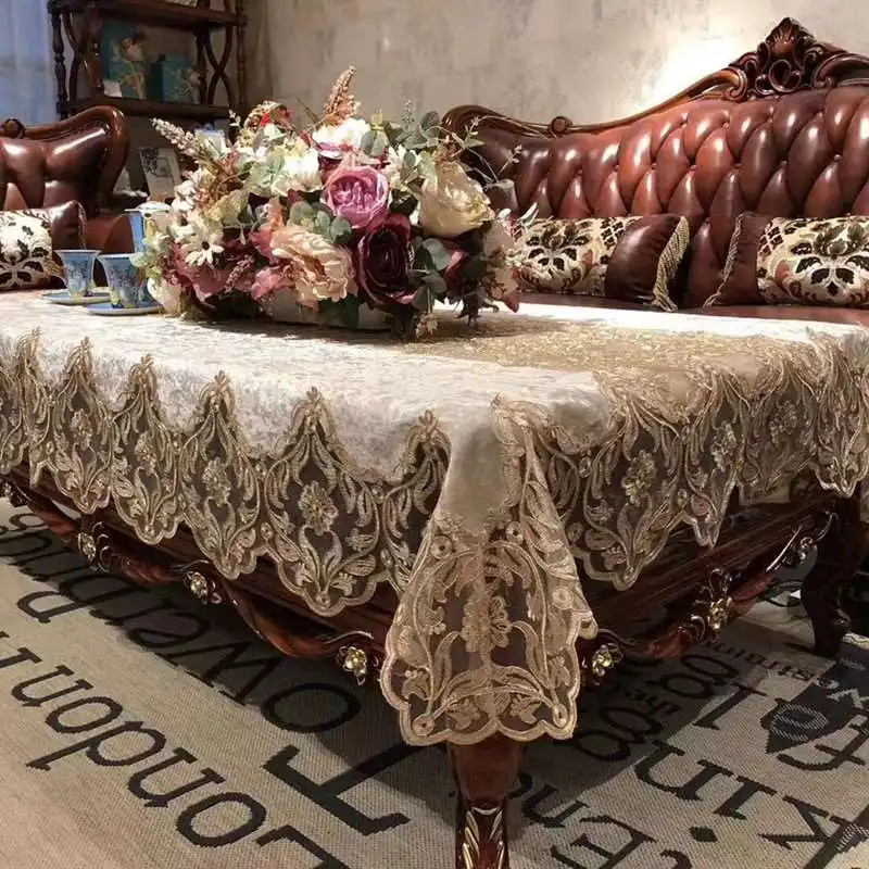 

Table cloth, European style, high-end, light luxury style, modern waterproof, oil proof, and washable