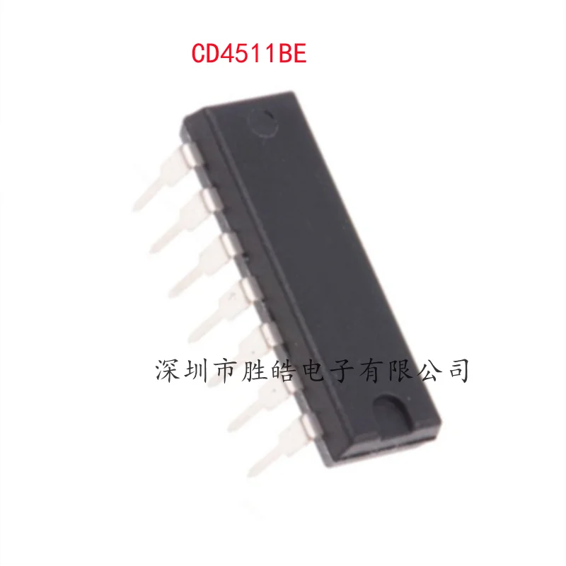 

(10PCS) NEW CD4511BE CD4511 BE Latch Decoder Chip Straight Into DIP-16 Integrated Circuit