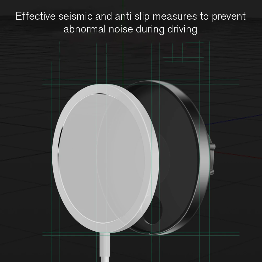Магнитный держатель для телефона кронштейн мобильного с основанием