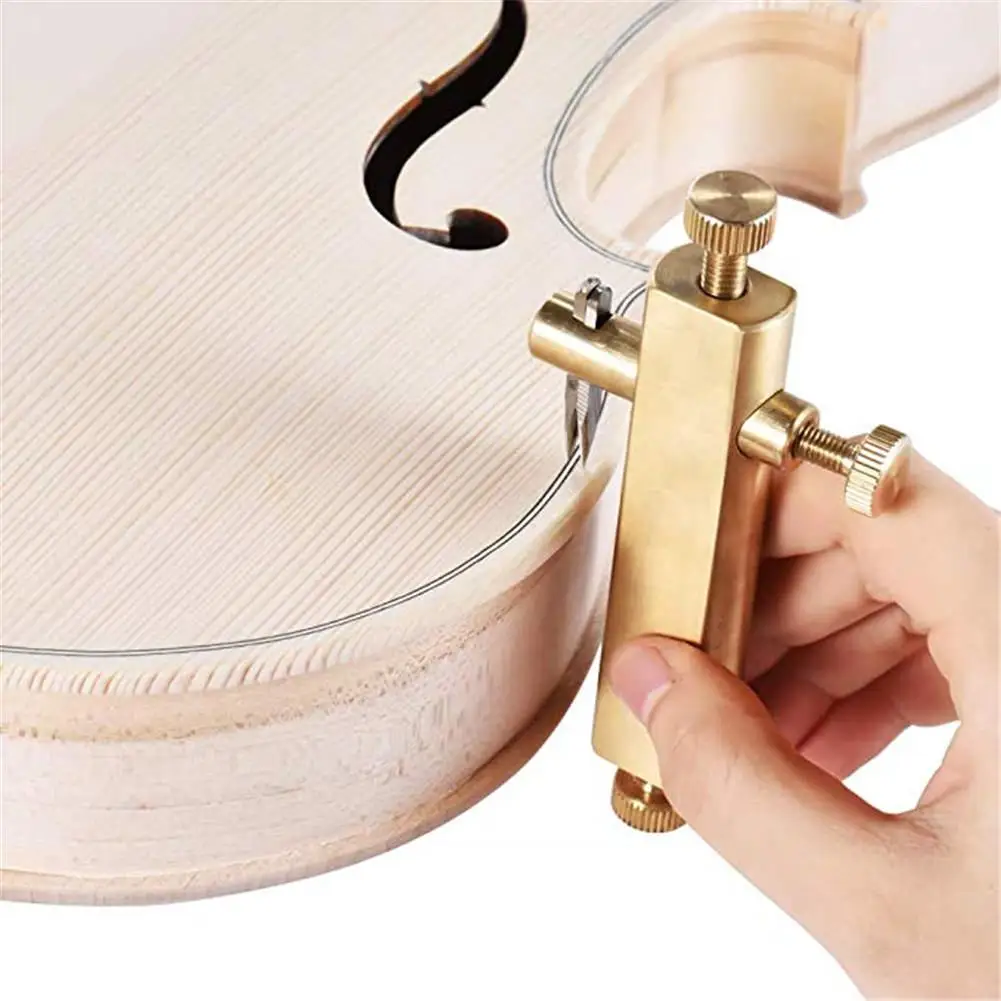 

Violin Making Tools Brass Purfling Inlay Inlaid Groove Maker Carver 2021 Luthier Tool Musical Instrument Accessories