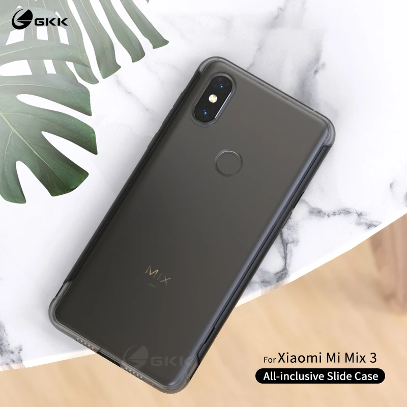 

Роскошный чехол GKK Slide для Xiaomi Mix 3, прозрачный модный жесткий Ультратонкий матовый чехол из поликарбоната для Xiaomi Mix 3, чехол, оболочка