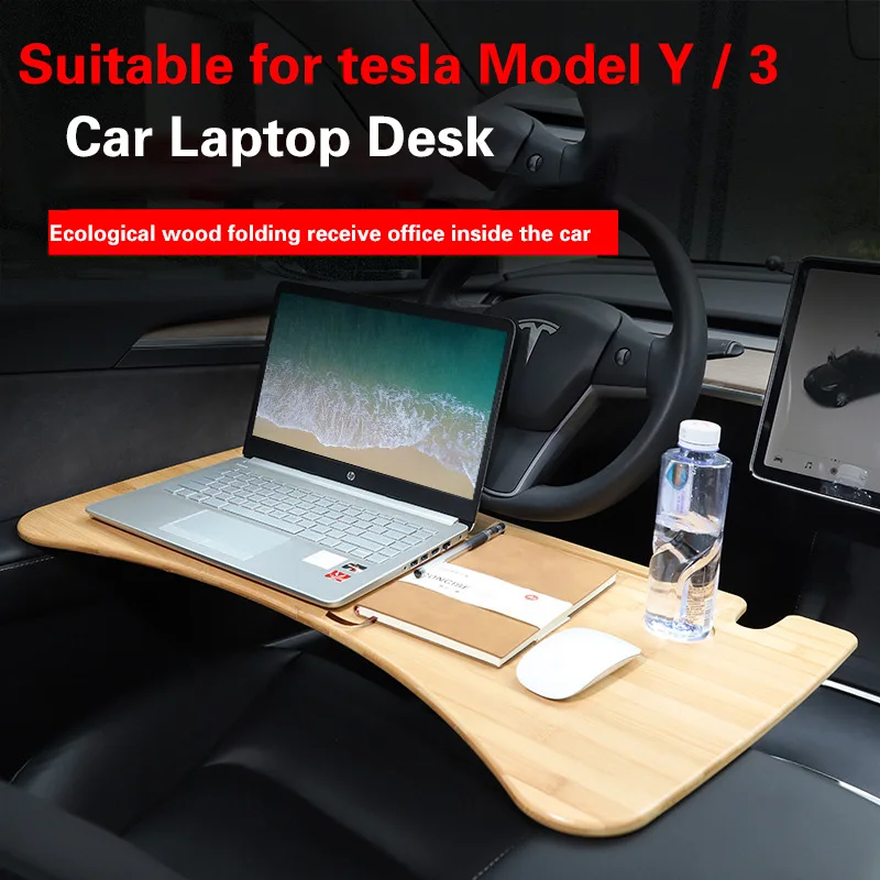 

Поднос под автомобиль Tesla Model 3 Y, столик на руль автомобиля, поднос для ноутбука, портативный автомобильный столик, автомобильные аксессуары