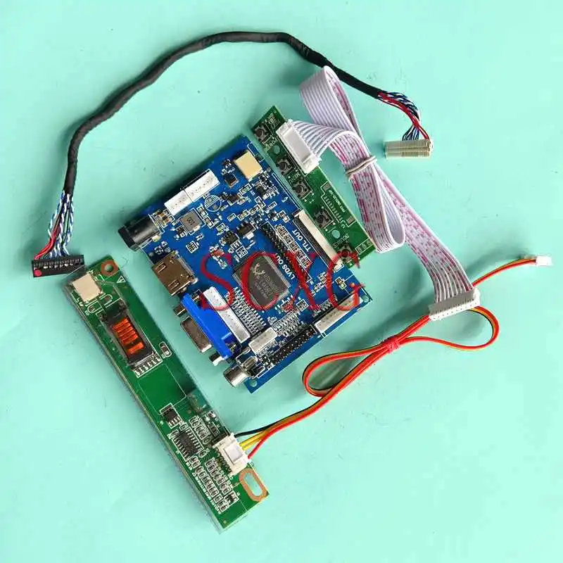 

For B141PW01 B141PW02 B141PW03 Laptop Display Screen Controller Board 1CCFL AV VGA HDMI-Compatible 1440*900 Kit 14.1" LVDS 30Pin