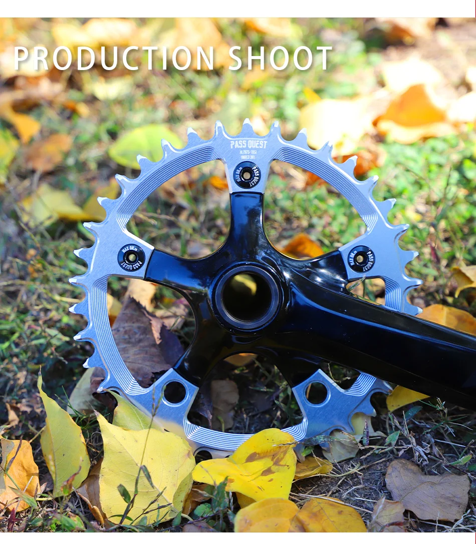 _ 7075-T651 110 BCD 5-болтовая круглая звезда с широкой звездой 36T-58T звездочка из