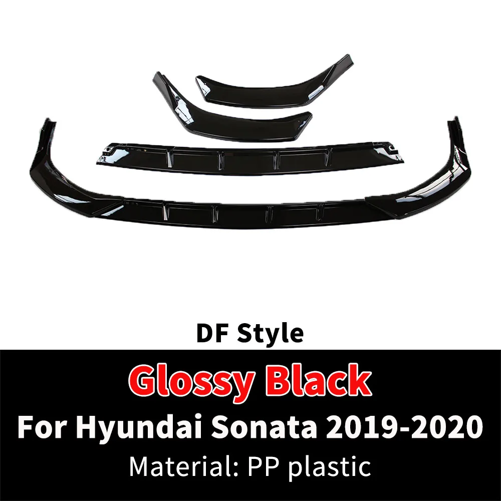 

Передний бампер, защита для губ, сплиттер, аксессуары для тюнинга Air Dam для Hyundai Sonata 2019 2020, декоративные детали