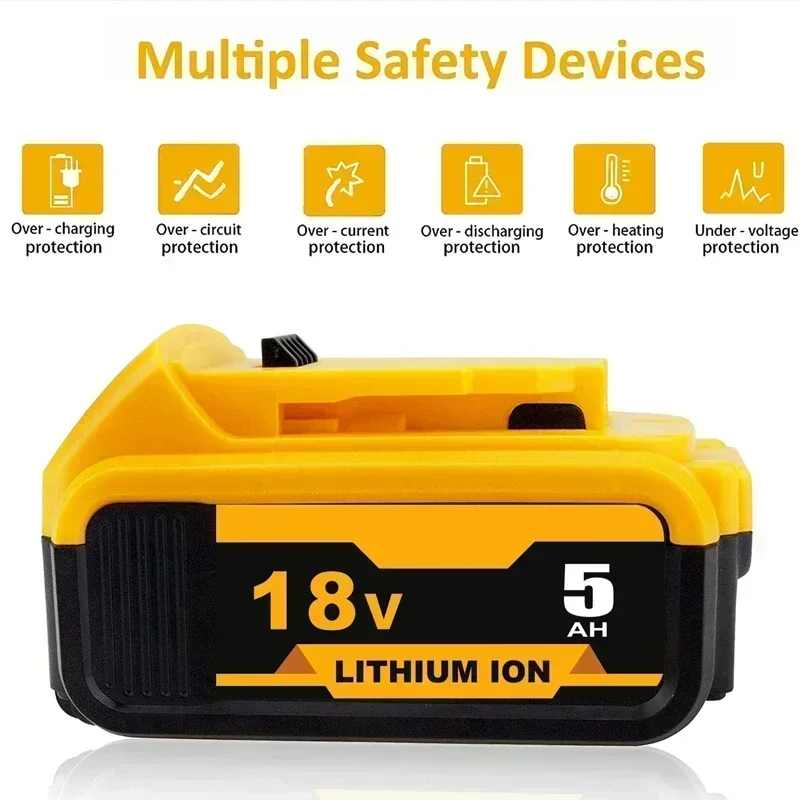Аккумулятор для литиевых инструментов Dewalt 6 0 ah 18V DCB180 DCB185 DCB184