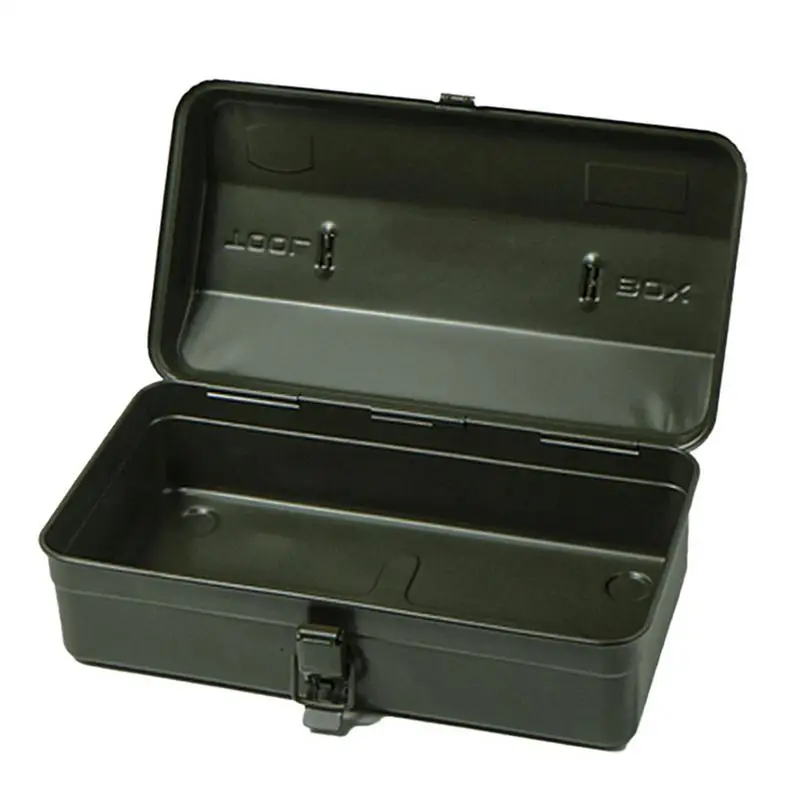

Thicken Hardware Tool Box With Metal Handle Large Capacity Iron Toolkit Tools Storage Case Japanese-style Portable Steel Toolbox