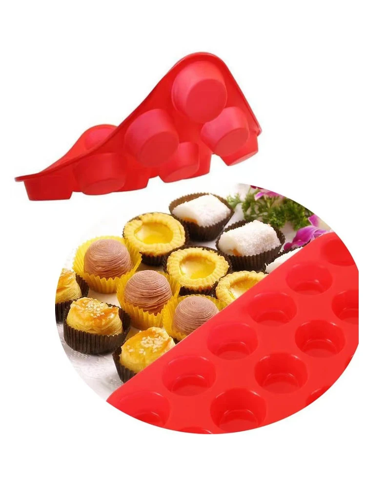 

Dessert Mold Muffin Cup Cake Bakeware Crackers Ice Cube Muffin Mold Soap Silicone Cookies Chocolate Mould Baking Tools