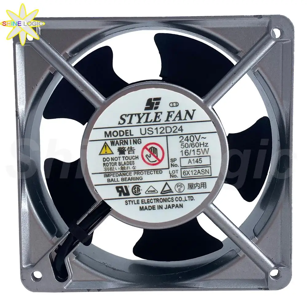 

1 шт. совершенно новый стиль вентилятор оригинальный US12D24 240 в 120x120x38 мм 12 см 16/15 Вт 50/60 Гц 6X1 2ASN Алюминиевый Корпус Вентилятор охлаждения сервера