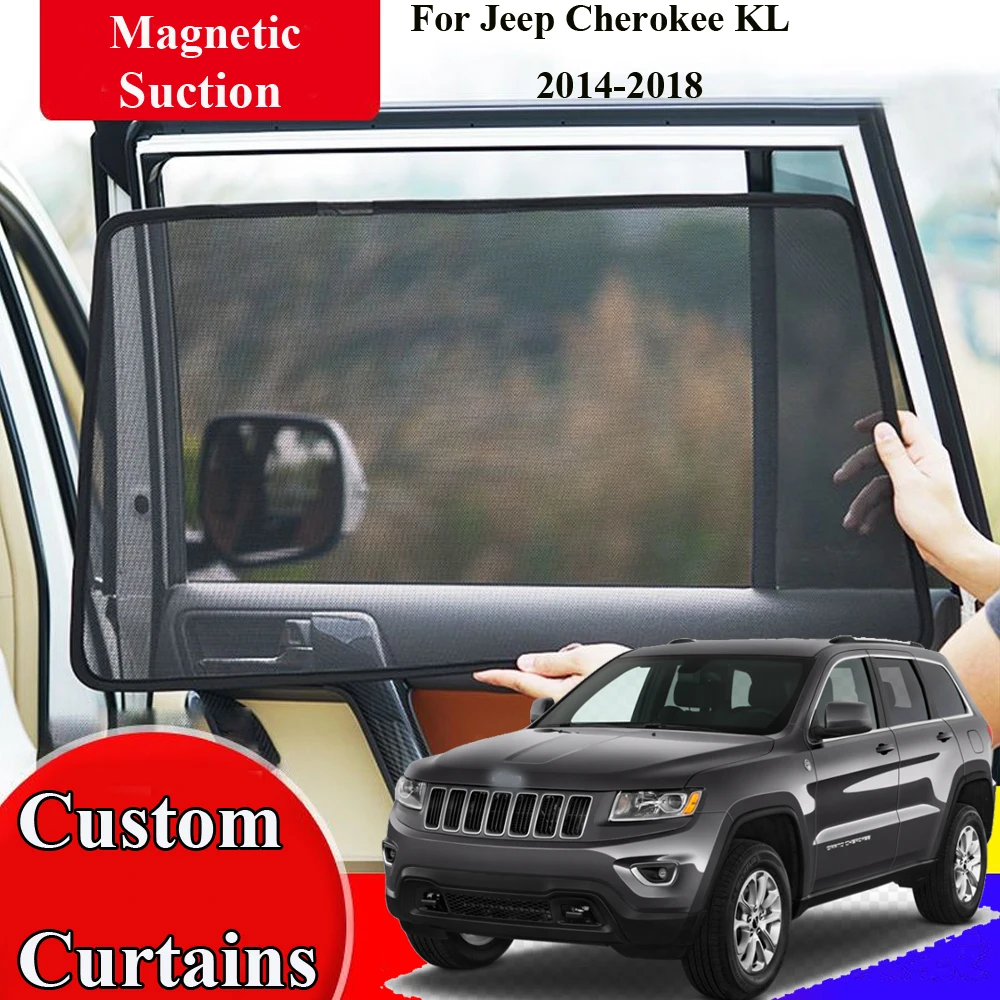 Боковые солнцезащитные затенения защита окна занавески аксессуары для Jeep Cherokee KL