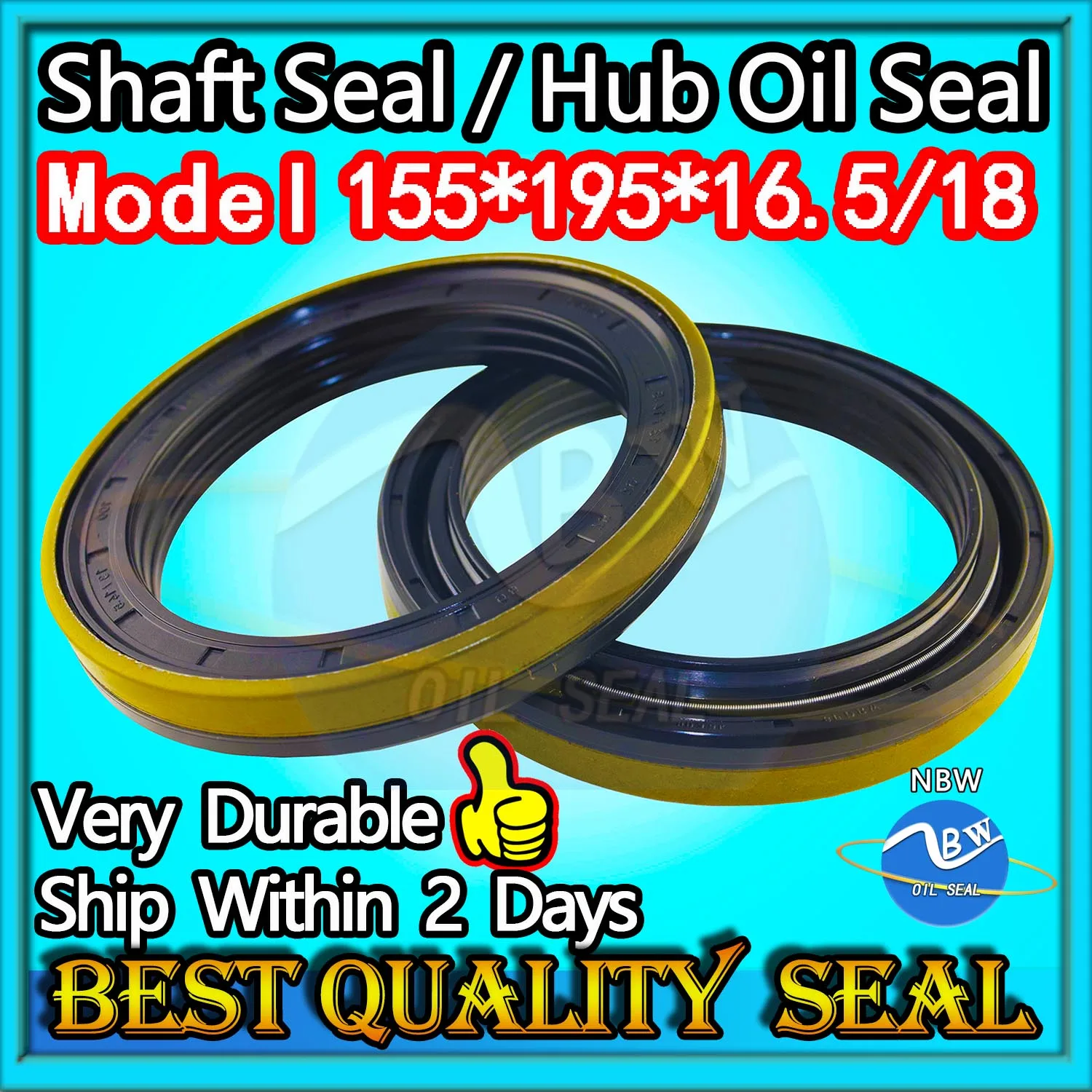 

For Hub Oil Seal 155*195*16.5/18 High Quality Shaft Seal Combi Pressure Cassette Sealing Set 155X195X16.5/18 Accessories Pipe