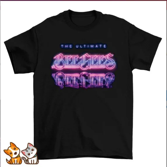 Футболка Bee Gees, цветная футболка с графическим рисунком, лучшая хлопковая Футболка с графическим рисунком