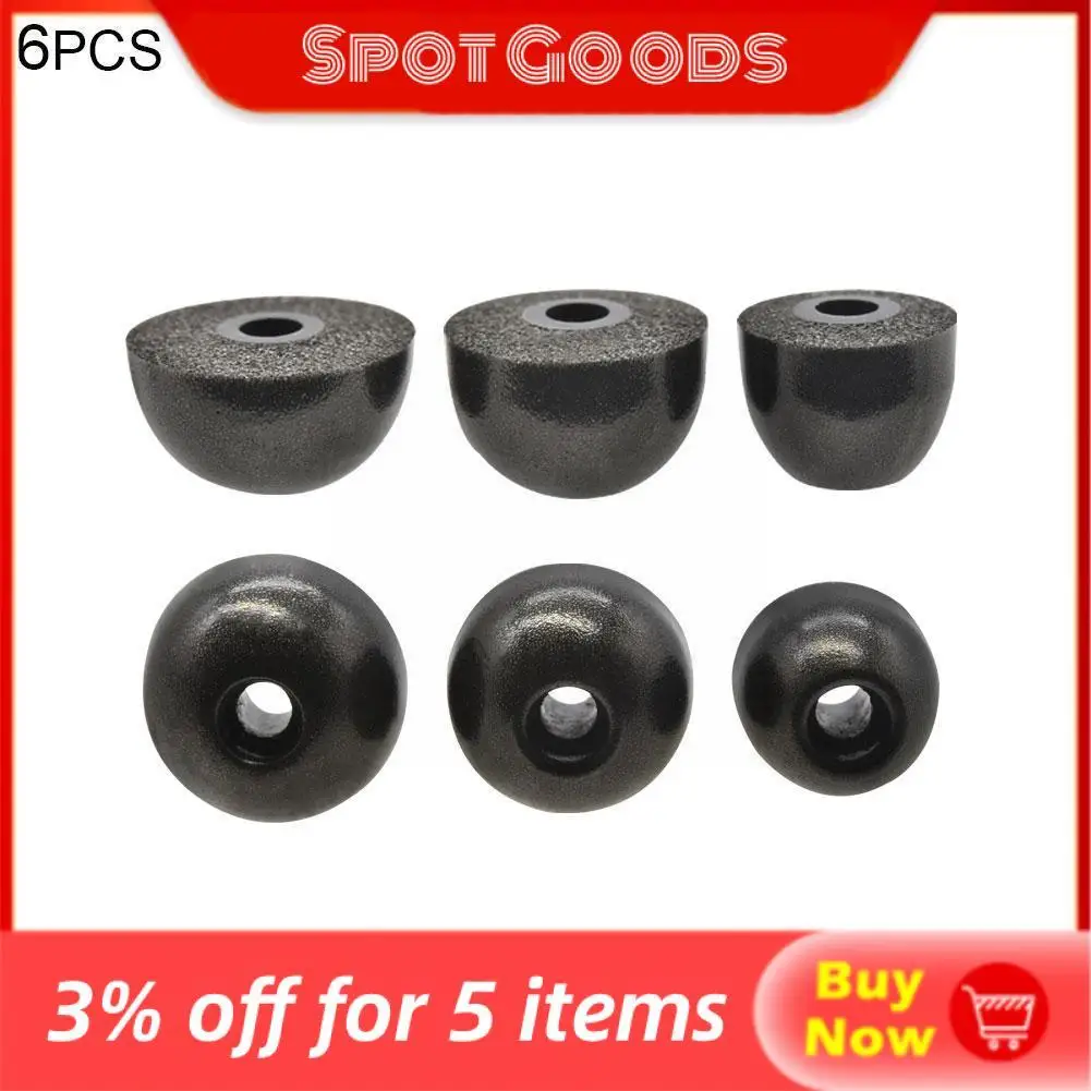 

3pairs Memory Foam Ear Tips For Buds Pro Eartips True Wireless Earbuds Tips Noise Reducing Anti-slip Slow Re M9g8