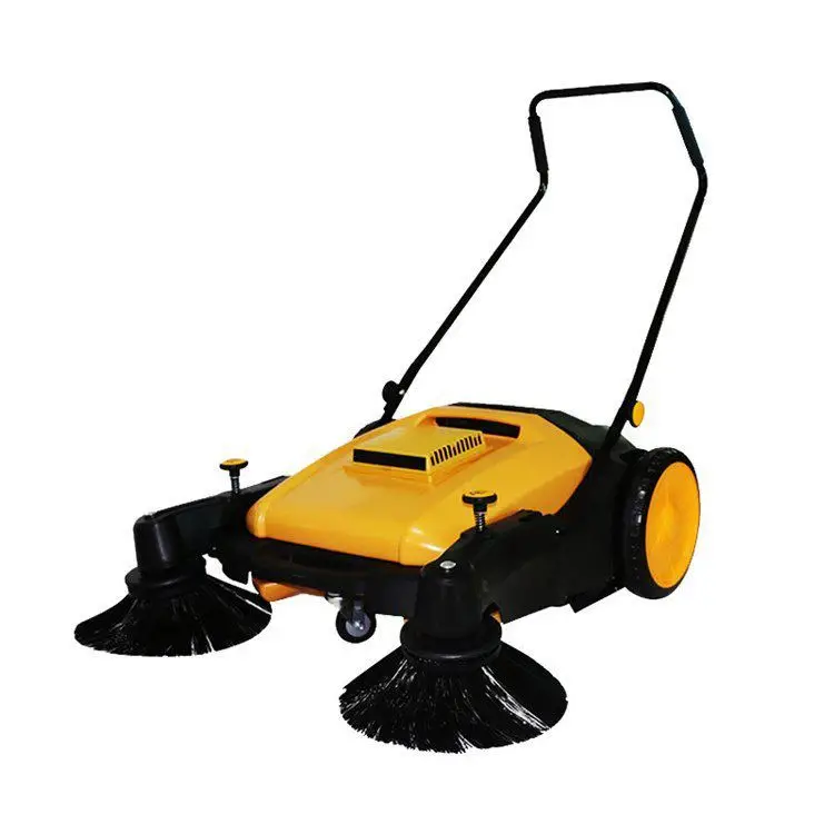 Factory Hand Propelled Sweeper Manual Lawn Cleaning Parking Lot