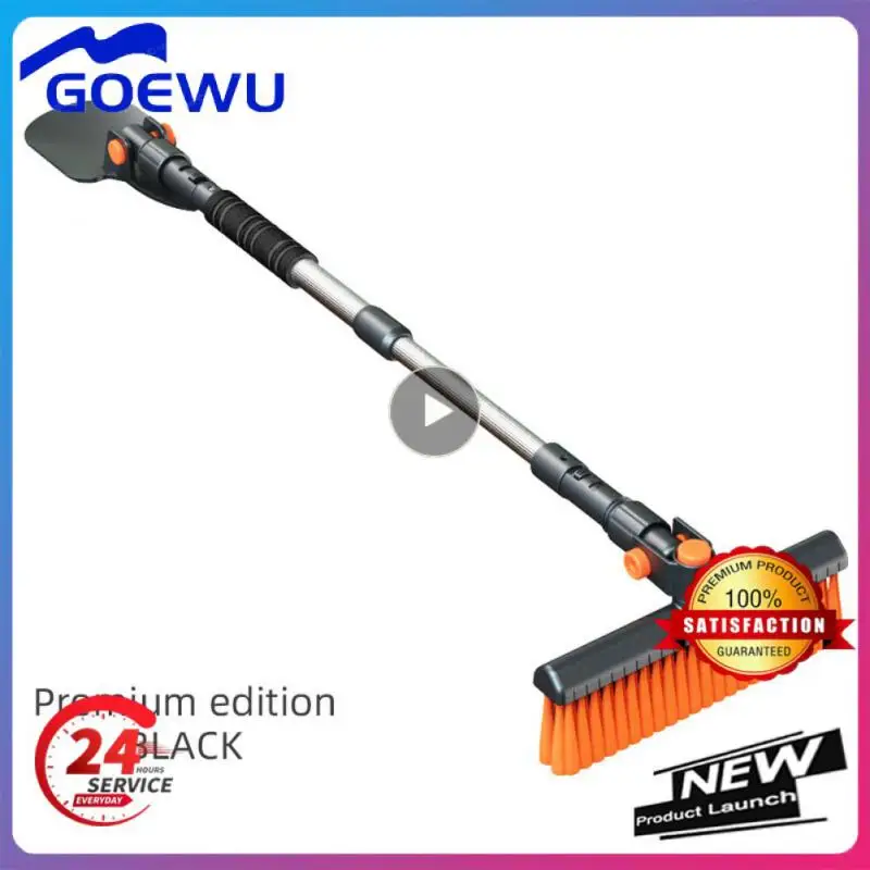 

Инструмент для чистки снега, инструмент для чистки снега 4 в 1, портативная лопата для снега, многофункциональный универсальный автомобильный скребок для снега, легко хранить