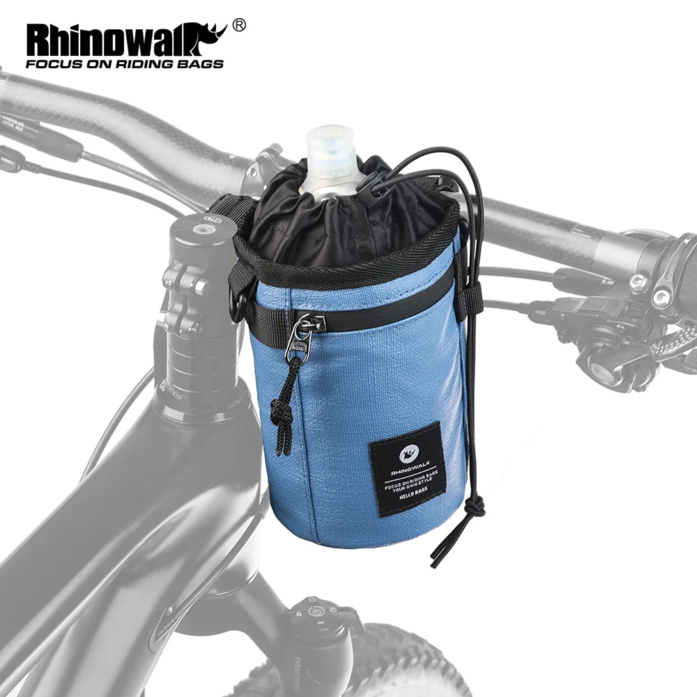 

Rhinowalk Bicycle Bag Handlebar Bag Cycling Water Bottle Carrier Pouch Riding Insulated Kettle Bag Touring Commuting MTB Pack