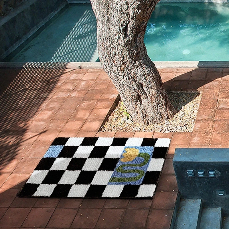 Воздушный коврик для ванной комнаты мягкий ковер прикроватный коврики