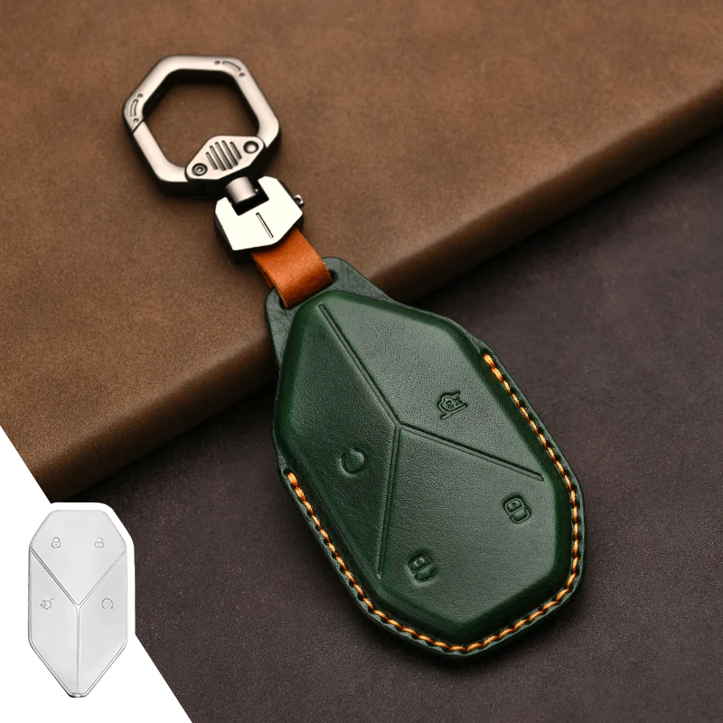 

Защитный чехол из натуральной кожи для BYD Formula Leopard SUPER 5 SUPER 8 SUPER 3 9, чехол для ключей, брелок