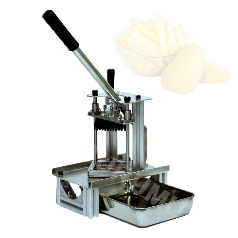 

Commercial Stainless Steel Potato Chips Squeezers Maker French Manual Fries Cutters Fried Potato Chips Machine