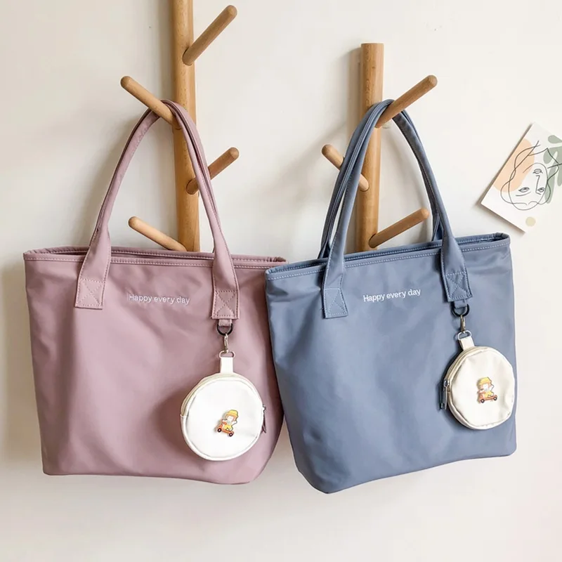 

Brand High Quality Fashion Waterproof Handbag Female 2022 New Ins Style Oxford Cloth Shoulder Bag Cute Portable Tote Bag