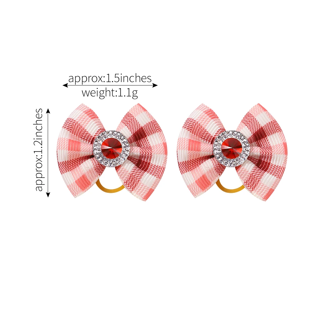 Детские резинки для волос с бантом 10 шт